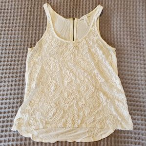 Lace tank top